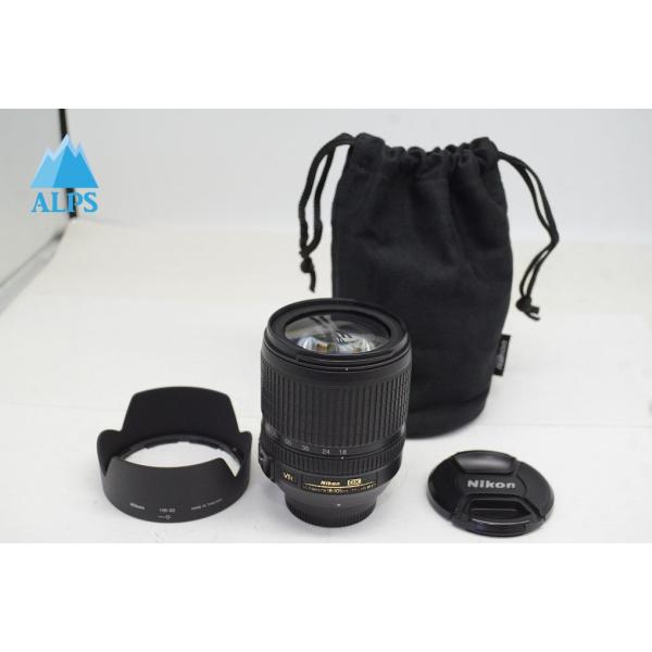 【商品名】Nikon AF-S DX NIKKOR 18-105mm F3.5-5.6G ED VR【外観ランク】並品【備考】・黒い小ゴミ混入【付属品】付属品は写真に写っているものが全てとなります。 全ての商品は自店の専門スタッフがコンディ...
