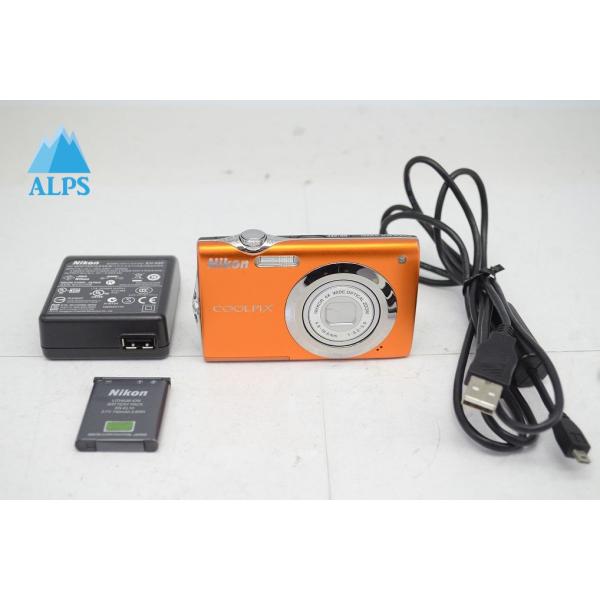 Nikon ニコン COOLPIX S3000 オレンジ コンパクトデジタルカメラ 251022i【アルプスカメラ】