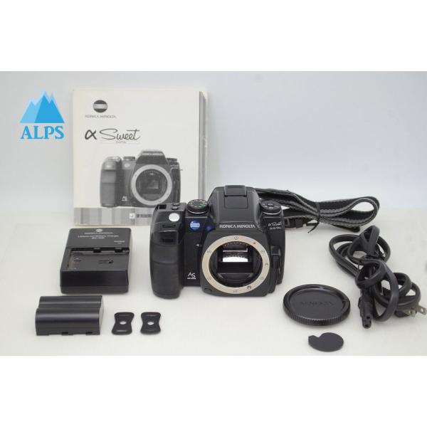 【商品名】Konica Minolta α Sweet DIGITAL 【外観ランク】 良品【備考】・ファインダー内汚れあり【付属品】付属品は写真に写っているものが全てとなります。 全ての商品は自店の専門スタッフがコンディションチェックを済...