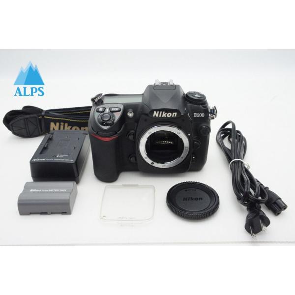 【商品名】Nikon D200 【外観ランク】 並品【備考】現状渡し・使用感大・グリップのラバーに浮き・一部の文字消失※返品不可の現状渡しとなります。【付属品】付属品は写真に写っているものが全てとなります。
