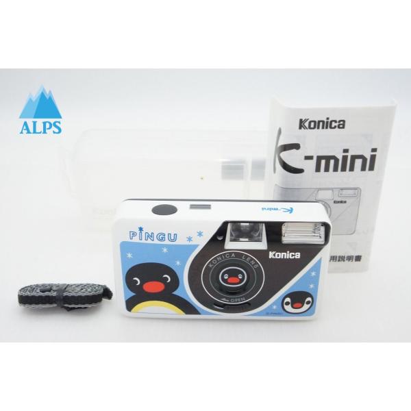 【商品名】Konica K-mini PINGU【外観ランク】 美品【備考】現状渡し・フィルムカウンター表示不良（表示欠け大のため読み取れない）※返品不可の現状渡しとなります。【付属品】付属品は写真に写っているものが全てとなります。