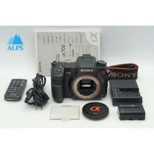 【商品名】SONY α700 ボディ DSLR-A700【外観ランク】 良品【備考】・底部にひび・ファインダーホコリ【付属品】付属品は写真に写っているものが全てとなります。 全ての商品は自店の専門スタッフがコンディションチェックを済ませてお...