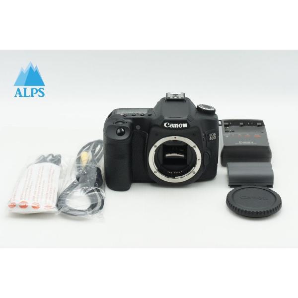 【商品名】Canon EOS 40D 【外観ランク】 美品【備考】・シャッター回数僅か約9,600回※EOS Digital info調べ【付属品】付属品は写真に写っているものが全てとなります。 全ての商品は自店の専門スタッフがコンディショ...