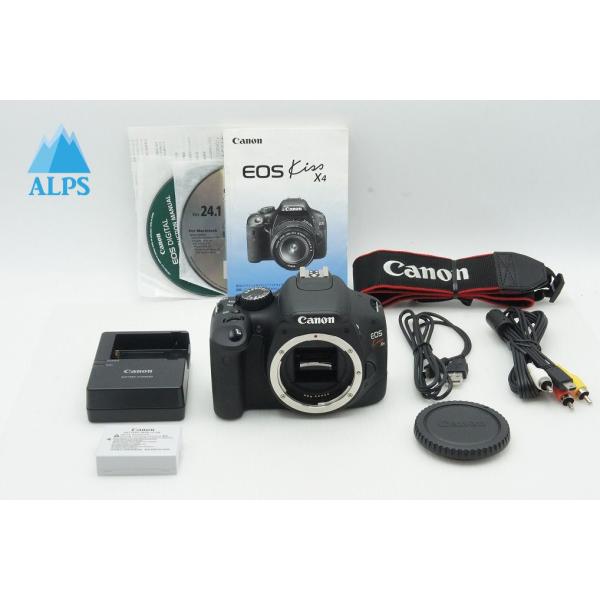 【商品名】Canon EOS Kiss X4 【外観ランク】 美品【備考】・シャッター回数僅か約800回※EOS Digital info調べ【付属品】付属品は写真に写っているものが全てとなります。 全ての商品は自店の専門スタッフがコンディ...