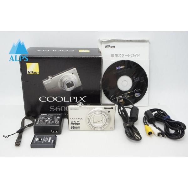 Nikon ニコン COOLPIX S6000 コンパクトデジタルカメラ シャンパンシルバー 元箱付 260319u【アルプスカメラ】