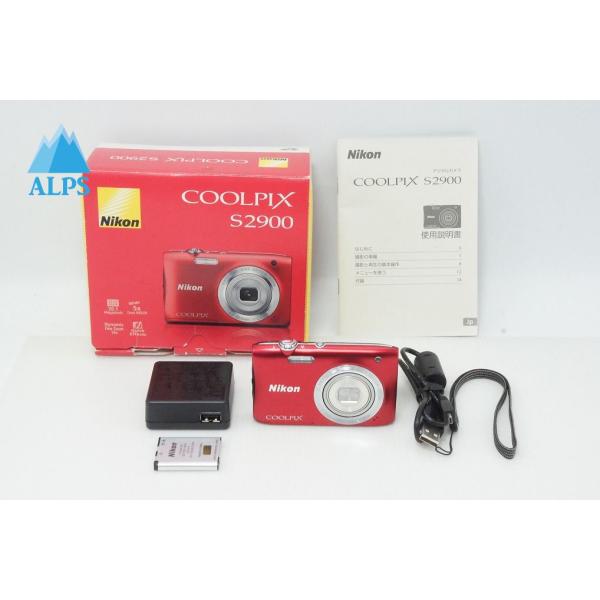 Nikon COOLPIX S2900 デジカメ ほぼ新品 4049 ニコン（Nikon） COOLPIX S2900 コンパクトデジタルカメラ レッド 元箱