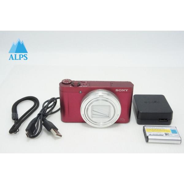 SONY ソニー Cyber-shot DSC-WX500 コンパクトデジタルカメラ レッド 260512ac【アルプスカメラ】