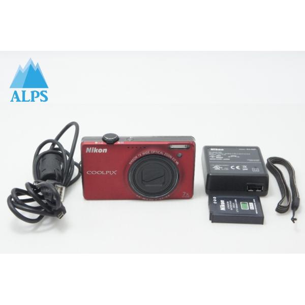 Nikon ニコン COOLPIX S6000 コンパクトデジタルカメラ フラッシュレッド 260609c【アルプスカメラ】