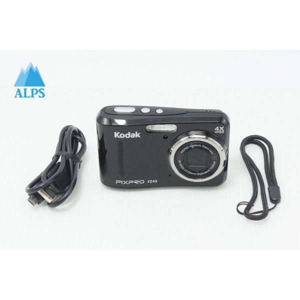 美品 Kodak コダック PIXPRO FZ43 コンパクトデジタルカメラ ブラック 260612q【アルプスカメラ】