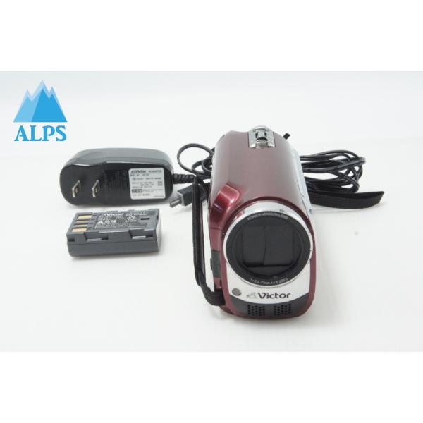Victor JVC Everio GZ-MG650 ビデオカメラ本体 ケンウッド JVC Victor Everio GZ-MG650 デジタルビデオカメラ レッド