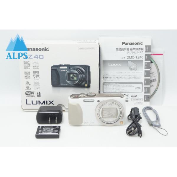 Panasonic パナソニック LUMIX DMC-TZ40 コンパクトデジタルカメラ ホワイト 元箱付 260619x【アルプスカメラ】