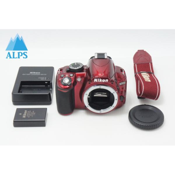 美品 Nikon ニコン D3100 ボディ デジタル一眼レフカメラ レッド 260624q【アルプスカメラ】