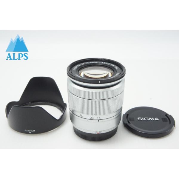 FUJIFILM フジフィルム FUJINON XC 16-50mm F3.5-5.6 OIS ズームレンズ シルバー フード付 260626y【アルプスカメラ】