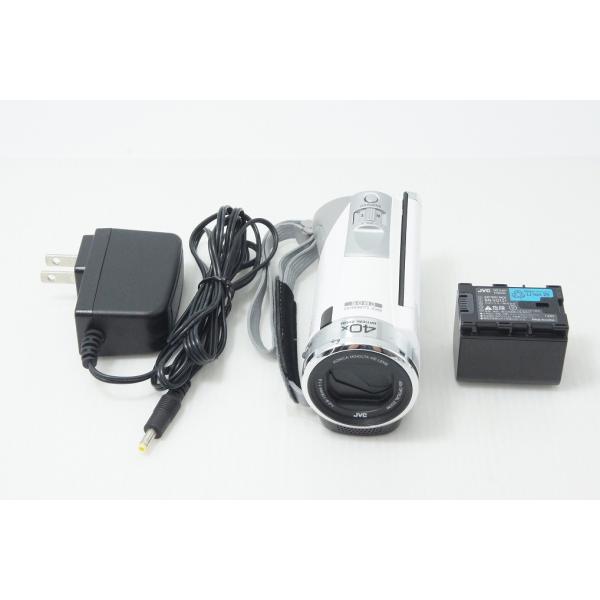 JVC ケンウッド GZ-E600 デジタルビデオカメラ ホワイト 260813j