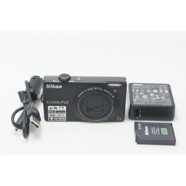 Nikon ニコン COOLPIX S6000 コンパクトデジタルカメラ ノーブルブラック 260824b