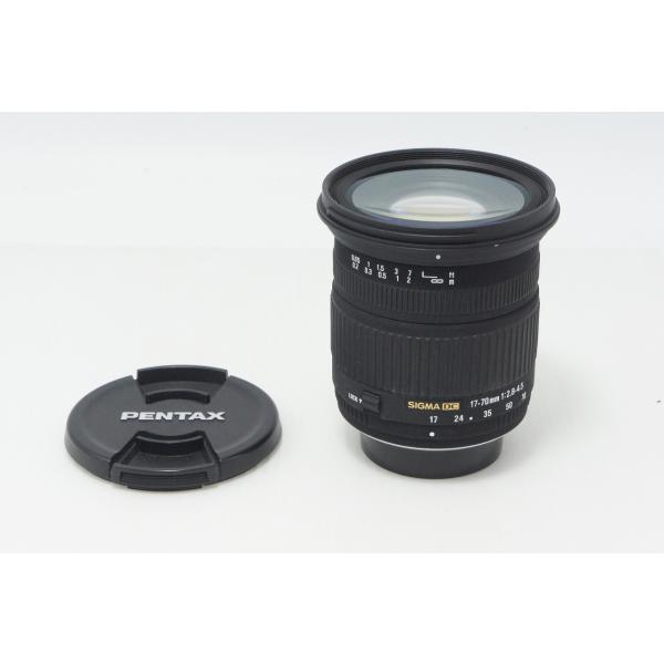 良品 SIGMA シグマ 17-70mm F2.8-4.5 DC MACRO PENTAX ペンタックス Kマウント ズームレンズ 260831aa