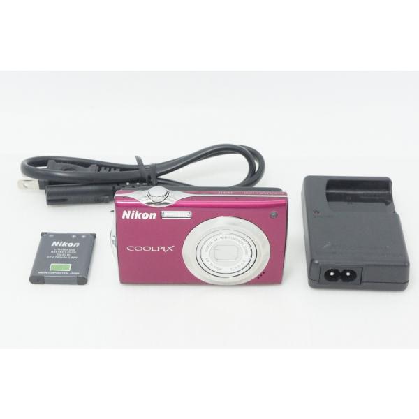 美品 Nikon ニコン COOLPIX S4000 コンパクトデジタルカメラ ルビーレッド 260916e
