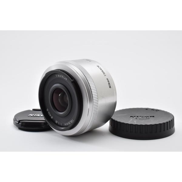 Nikon ニコン 1 NIKKOR 18.5mm F1.8 AFレンズ シルバー 1マウント CXフォーマット 260918h