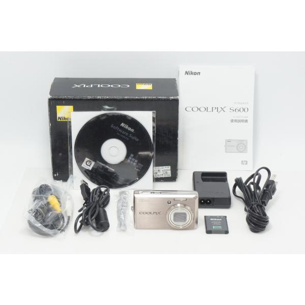 美品 Nikon ニコン COOLPIX S600 コンパクトデジタルカメラ ピンクゴールド 元箱付 260918z