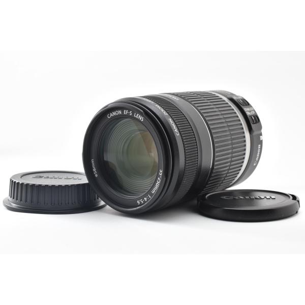 良品 Canon キヤノン EF-S 55-250mm F4-5.6 IS AFレンズ APS-C 260921f