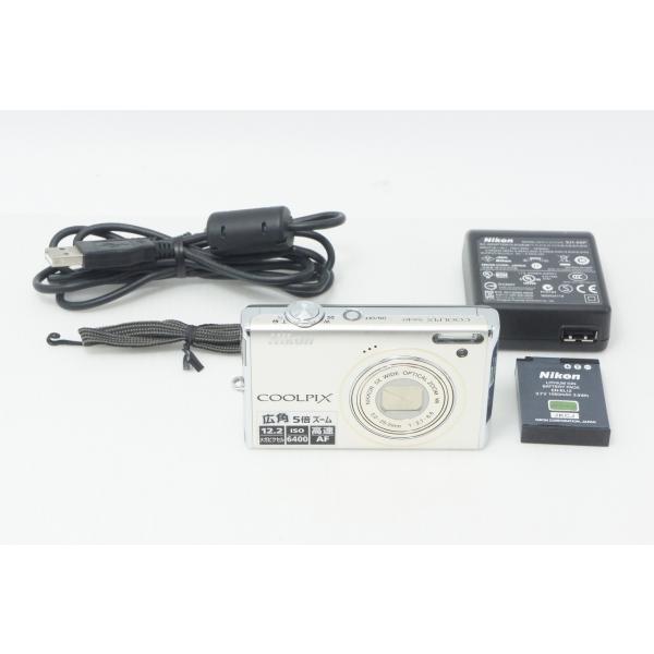 美品 Nikon ニコン COOLPIX S640 コンパクトデジタルカメラ アイスシルバー 260928b