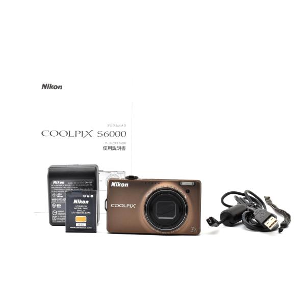 Nikon ニコン COOLPIX S6000 コンパクトデジタルカメラ ソフトブラウン 260930v