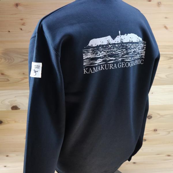 鎌倉Tシャツ トレーナー スウェットシャツ 江の島バックプリン 新色