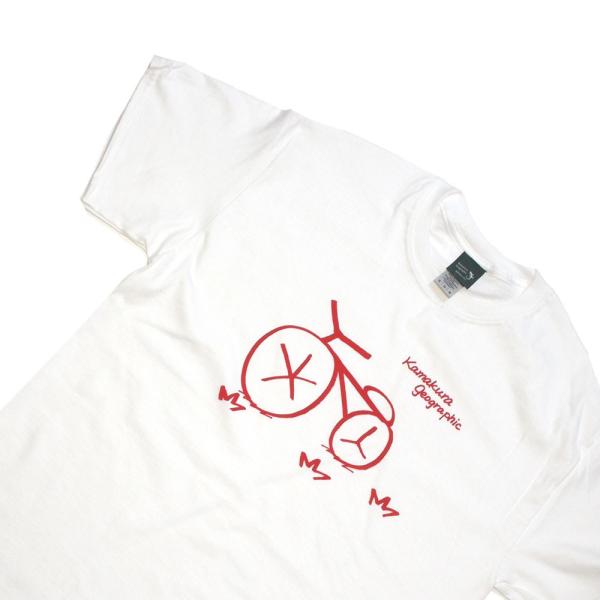 Tシャツ サイクリング 自転車 鎌倉Tシャツ YOYO バイク レッドライド