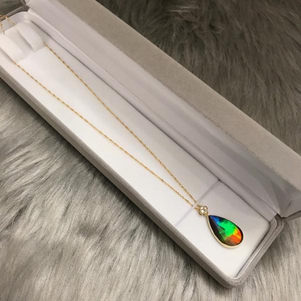 アンモライト 18金 ダイヤモンド ペンダント トップ 宝石 ジュエリー 涙型 Aaグレード Buyee Buyee 일본 통신 판매 상품 옥션의 대리 입찰 대리 구매 서비스