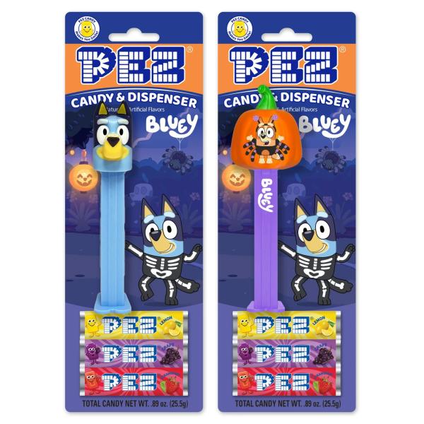 【ブリスター潰れ】 PEZ ペッツ ブルーイ、ハロウィン２種セット Bluey, Bingo Halloween