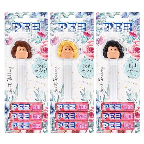 PEZ ペッツ ブライド、厚足、2023年版、3種セット、台紙付き
