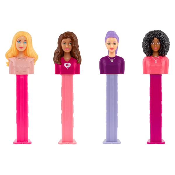Barbie PEZ ペッツ Barbie バービー、2023年版、4種セット、袋