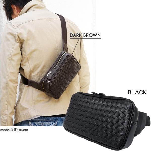 ボディバッグ ボディバッグ レザー メンズ 編み込みボディバッグ ワンショルダーバッグ Buyee 日本代购平台 产品购物网站大全 Buyee一站式代购 Bot Online