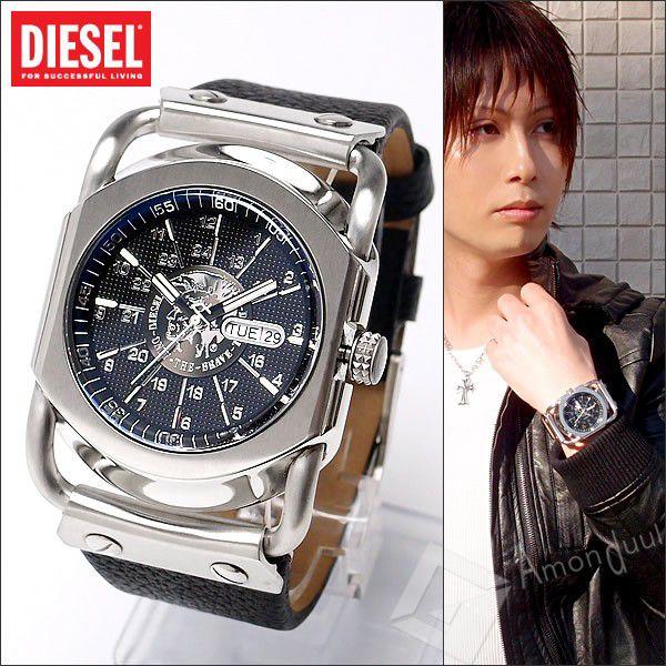 ディーゼル Diesel 腕時計 メンズ Dz9015 ブラック 革ベルト Diesel Only The Brave ディーゼル Diese Diesel ディーゼル Dz9015 Amonduul 通販 Yahoo ショッピング
