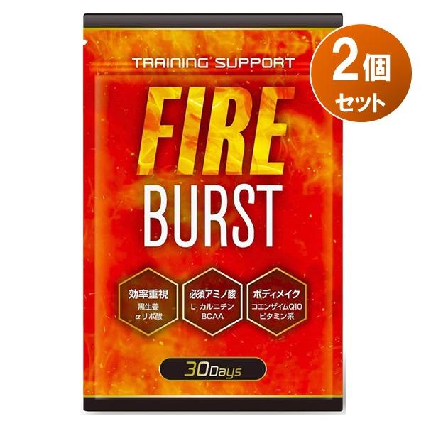 他サイト： FIRE BURST 2袋セット L-カルニチン BCAA サプリ 厳選素材 30日分の商品画像