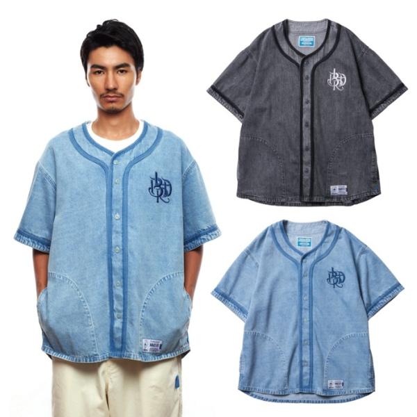 argue baseball denim デニム シャツ argue baseball denim デニム シャツ（シャツのデニムに該当する