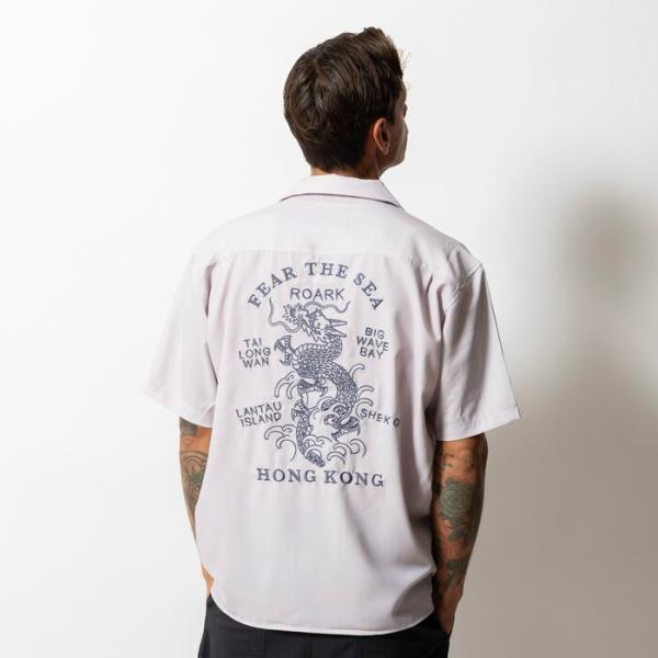 ROARK ロアーク トップス シャツ ”STAR CROSSED” GONZO S/S 品番：RWJ1230 半袖シャツ オープンカラーシャツ 吸水速乾 刺繍 10周年記念コレクション