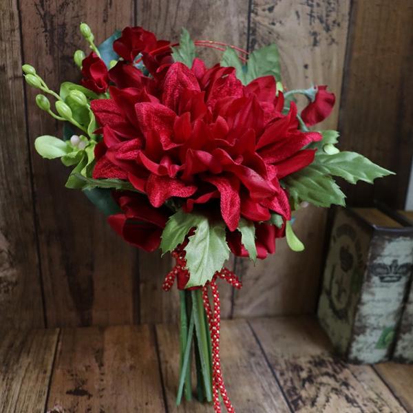 新しく着き 和装ブーケ アーティフィシャルフラワーブーケ