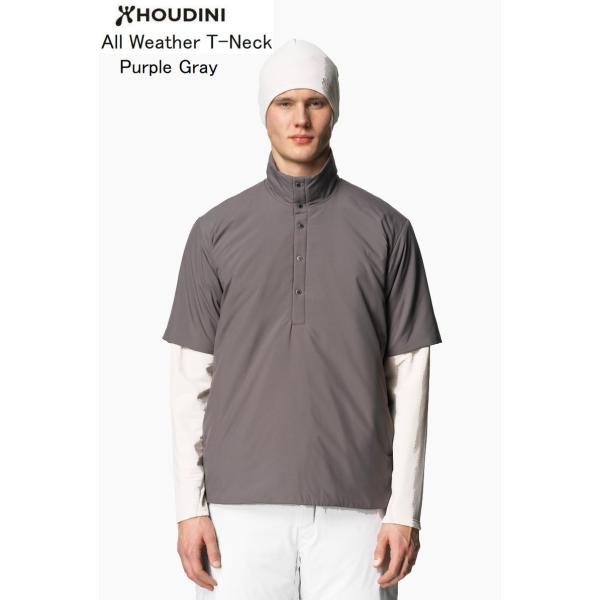 HOUDINI（フーディニ） HOUDINI All Weather T-Neck G61 Purple Gray