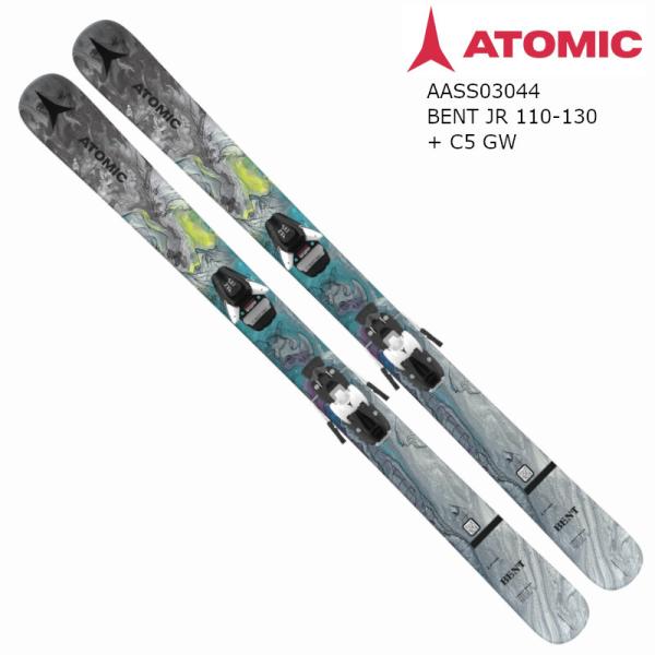 アトミック スキー板 2023 ATOMIC BENT JR 110-130 + C5 GW パーク フリーライド フリースタイル ジュニア キッズ ビンディングセット