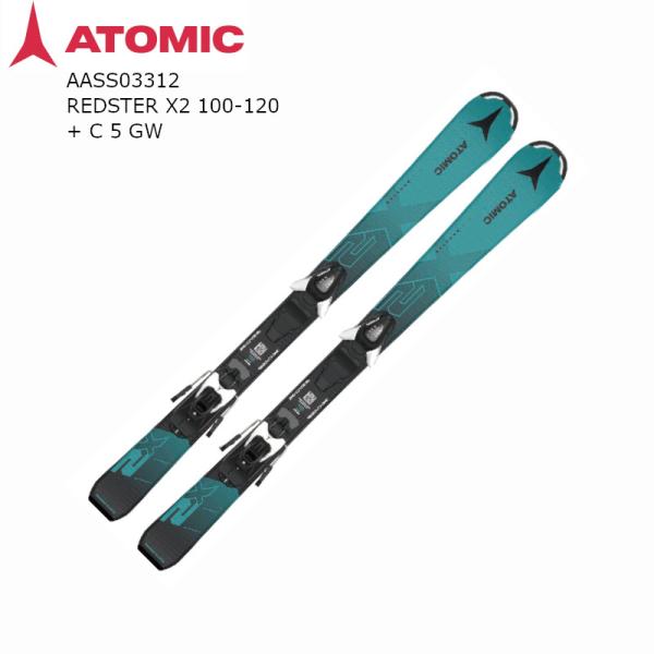 アトミック スキー板 2024 ATOMIC REDSTER X2 100-120 + C 5 GW レッドスター ジュニア キッズ