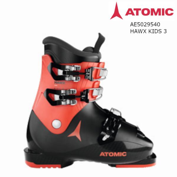 ☆ATOMIC ジュニア スキーブーツ[HAWX JR3]（21.5) 新品！☆ HAWX アトミック スキーブーツ 2024 ATOMIC KIDS 3 Black Red ホークス