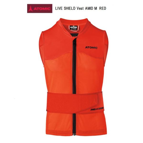 ATOMIC/アトミックLIVE SHIELD VEST AMID MEN REDCODE　AN5205064COLOR　Redアトミック史上最薄のプロテクターでありながら最も優れた耐衝撃性を実現。自社開発のデュアル高密度発泡ウレタンシステ...