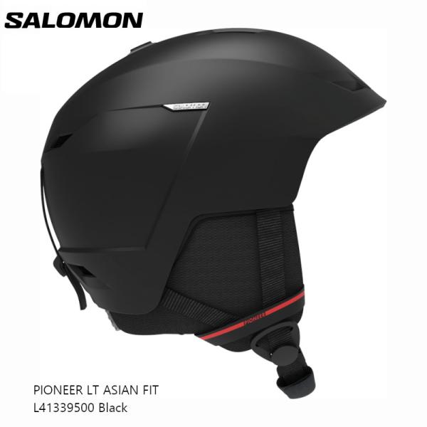 サロモン ヘルメット 2023 SALOMON PIONEER LT ASIAN FIT BLACK パイオニア 大人用 アジアンフィット