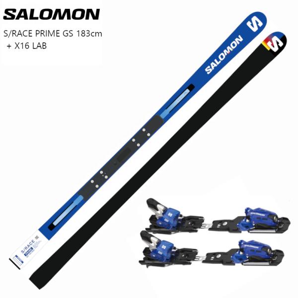 SALOMON - SALOMON XRACE  GS 183cm R24 （X16ビンディング込） SALOMON サロモン スキー板 2024 S/RACE PRIME GS183 24m + X16