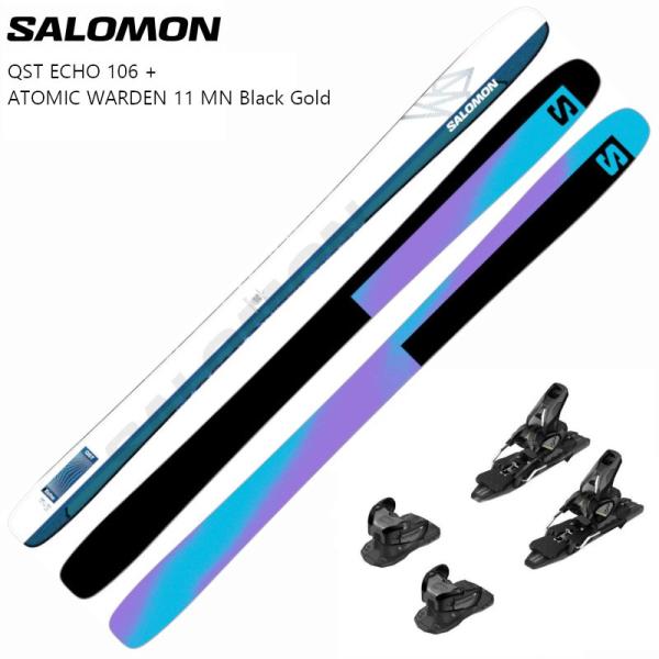 SALOMON（サロモン） スキー板 2025 SALOMON QST ECHO 106 + ATOMIC