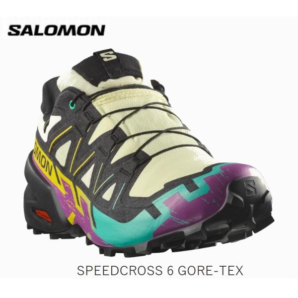 サロモン SALOMON SPEEDCROSS 6 GTX Transparent L47879800 アウトドア トレイルランニングシューズ ゴアテックス 防水 スニーカー