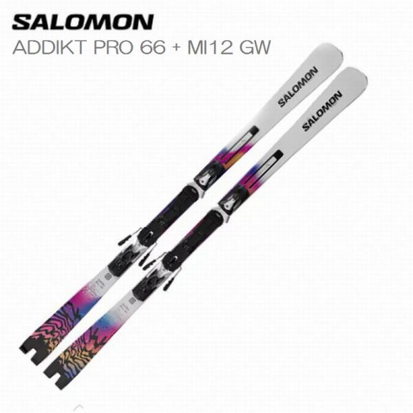 メーカー名：SALOMON商品名：ADDIKT PRO 66 + MI12 GW品番：L47891500Weight：149cm 1510g、156cm 1620g、163cm 1690g、170cm 1750g170cm　ラディウス 13...