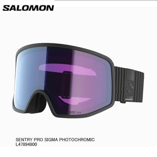 新品半額　SALOMON SENTRY PRO ゴーグル　替えレンズ付　サロモン SALOMON（サロモン） 2026 SALOMON SENTRY PRO SIGMAPHOTO BLACK