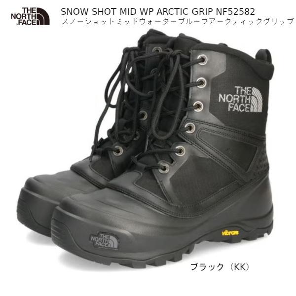 ザ・ノースフェイス アウトドア THE NORTH FACE SNOW SHOT ARCTIC GRIP NF52582スノー ショット ミッド ウォータープルーフ KK Black